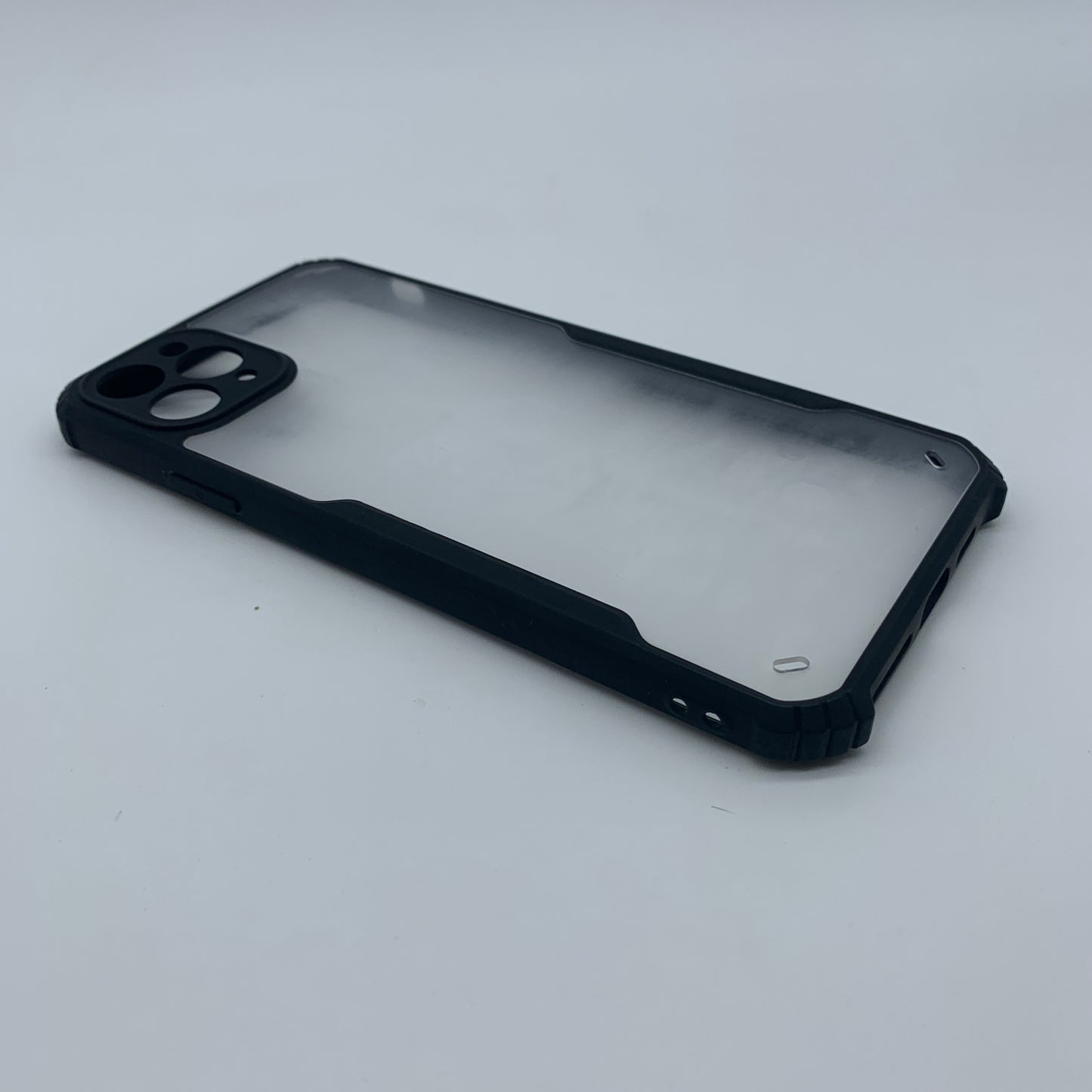 iPhone 11 Pro Max Shockproof Matte Black Border Aly Camera lens Protection back cover Case