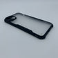 iPhone 15 Plus Shockproof Matte Black Border Aly Camera lens Protection back cover Case