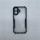 iPhone 16 Shockproof Matte Black Border Aly Camera lens Protection back cover Case