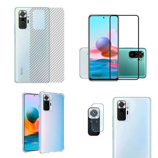 4in1 Protection pack for Redmi Note 10s