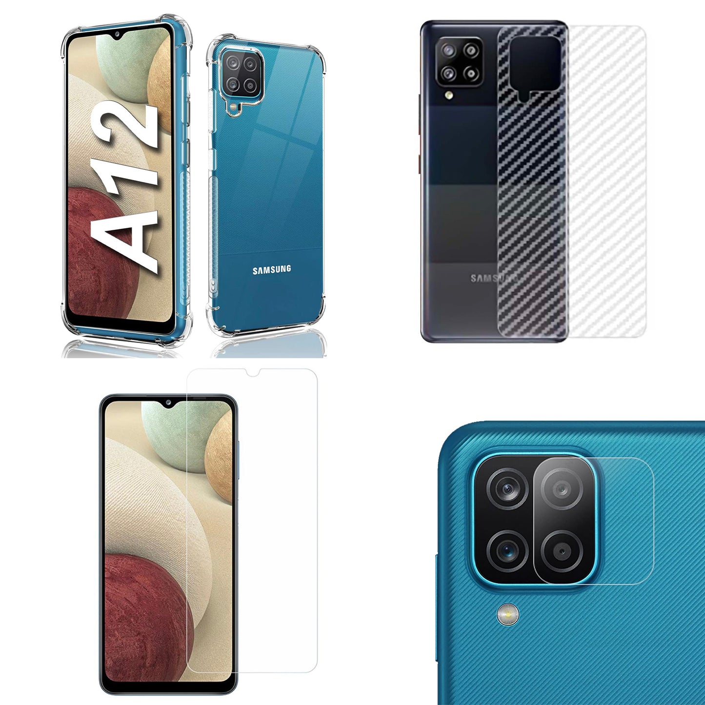 4in1 Protection pack for Samsung A12