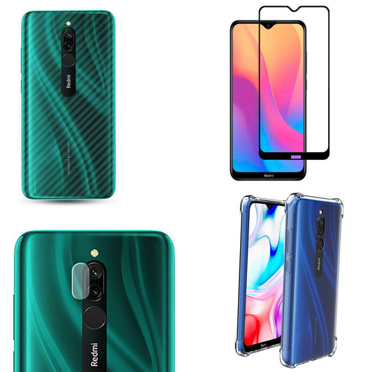 4in1 Protection pack for Redmi 8