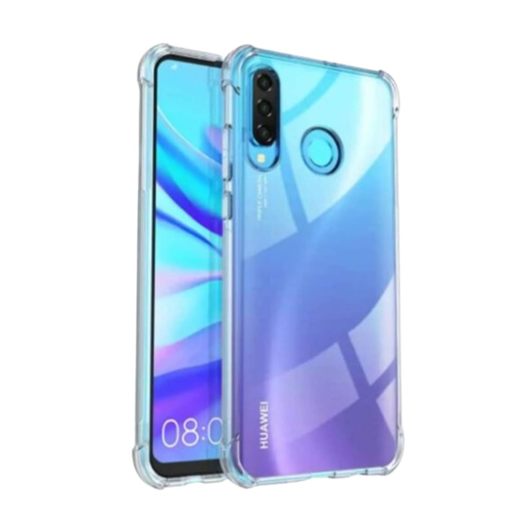 AntiShock Clear Back Cover Soft Silicone TPU Bumper case for Huawei P30 Lite