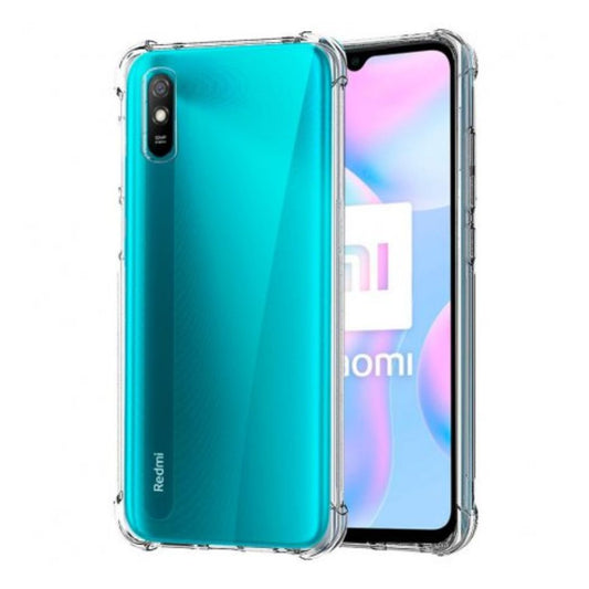 AntiShock Clear Back Cover Soft Silicone TPU Bumper case for Redmi 9A