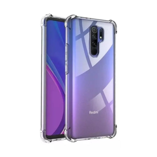 AntiShock Clear Back Cover Soft Silicone TPU Bumper case for Redmi 9