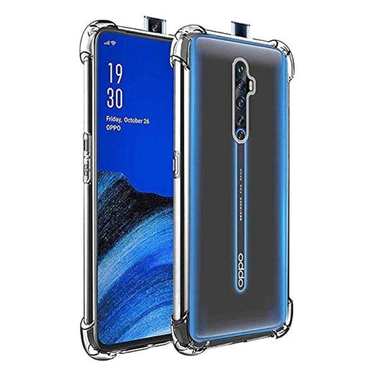 AntiShock Clear Back Cover Soft Silicone TPU Bumper case for OPPO Reno 2F