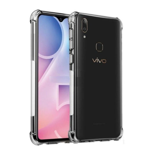 AntiShock Clear Back Cover Soft Silicone TPU Bumper case for Vivo Y91