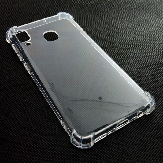 AntiShock Clear Back Cover Soft Silicone TPU Bumper case for Samsung A30