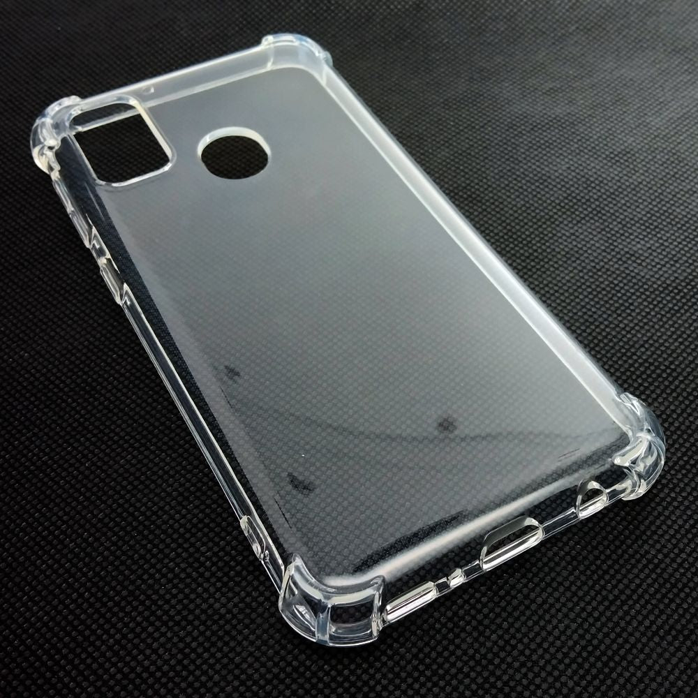 AntiShock Clear Back Cover Soft Silicone TPU Bumper case for Samsung M21