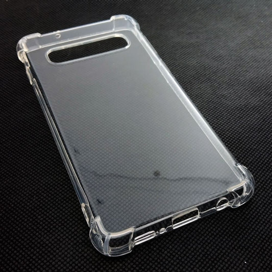 AntiShock Clear Back Cover Soft Silicone TPU Bumper case for Samsung S10