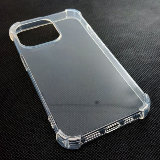 AntiShock Clear Back Cover Soft Silicone TPU Bumper case for apple iPhone 13 Pro