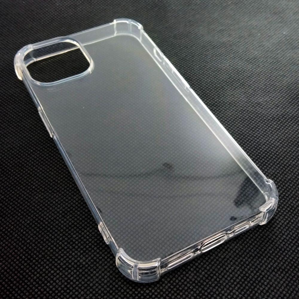 AntiShock Clear Back Cover Soft Silicone TPU Bumper case for apple iPhone 15