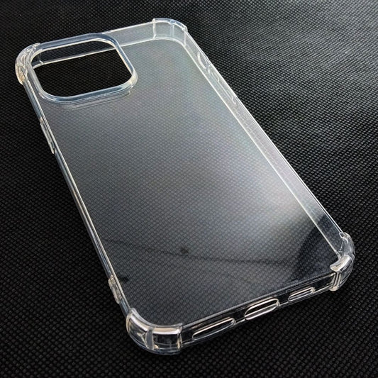 AntiShock Clear Back Cover Soft Silicone TPU Bumper case for apple iPhone 15 Pro