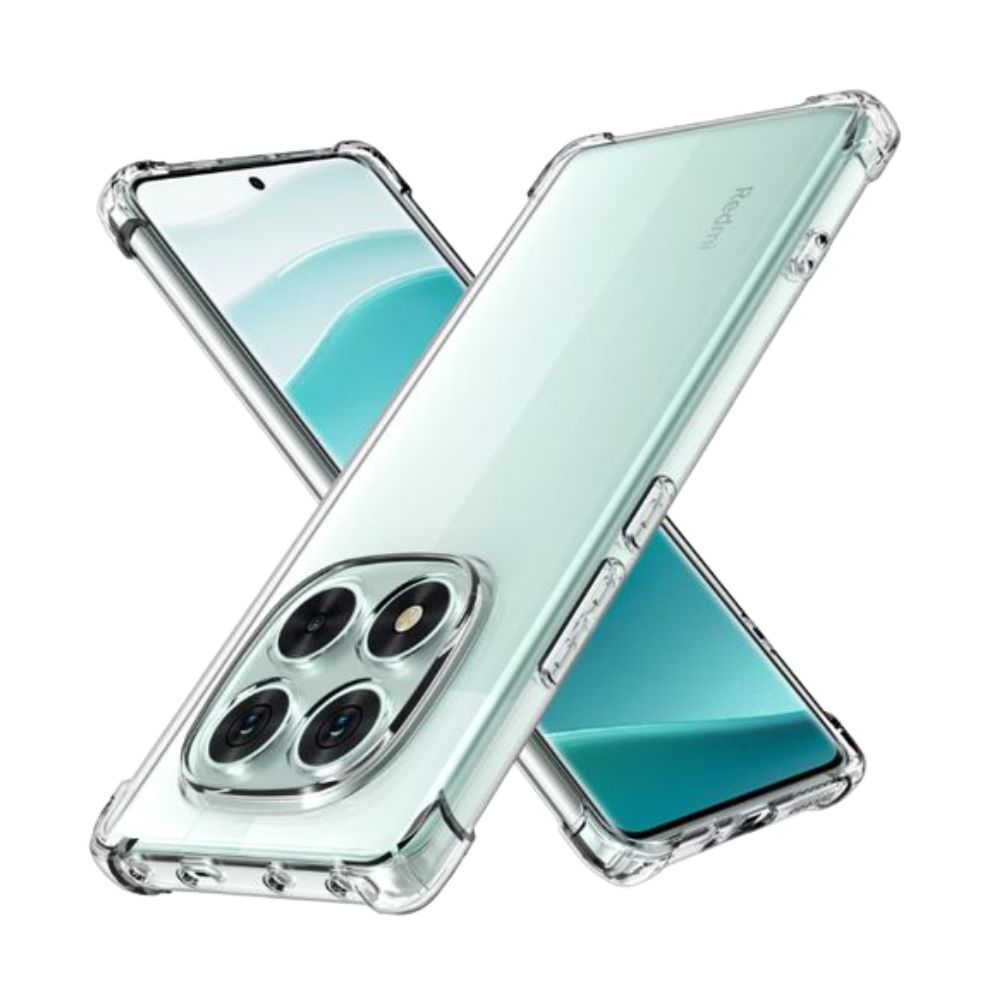 Redmi Note 14 Pro 4G Clear Anti-Shock Case Heavy Drop Protection