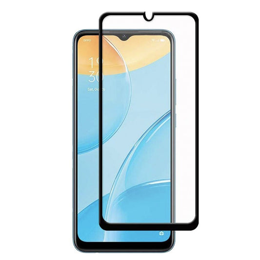 Combo Pack of Tempered Glass Screen Protector, Carbon Fiber Back Sticker, Camera lens Clear Glass Bundel for OPPO A15