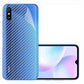 Combo Pack of Tempered Glass Screen Protector, Carbon Fiber Back Sticker, Camera lens Clear Glass Bundel for Redmi 9A