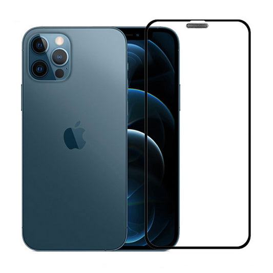 Combo Pack of Tempered Glass Screen Protector, Carbon Fiber Back Sticker, Camera lens Clear Glass Bundel for apple iPhone 12 Pro