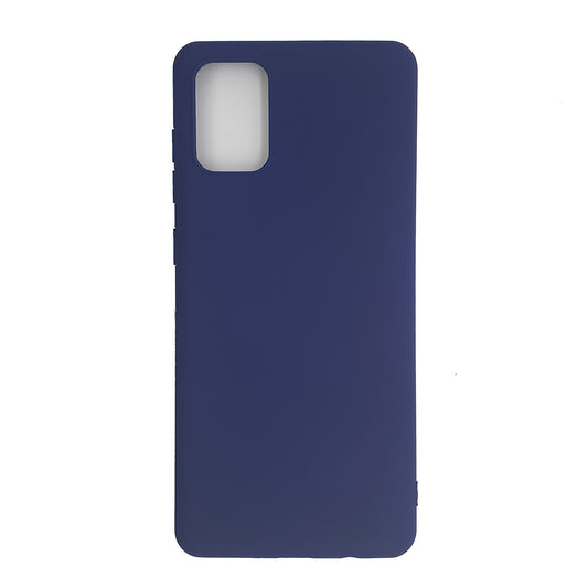 Samsung A71 Silicone back Cover Slim Magic TPU Case Blue