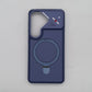 Samsung S26 Luxury Magnetic Clear Case with Camera Lens Protection – Premium Shockproof Back Cover