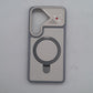 Samsung S26 Luxury Magnetic Clear Case with Camera Lens Protection – Premium Shockproof Back Cover