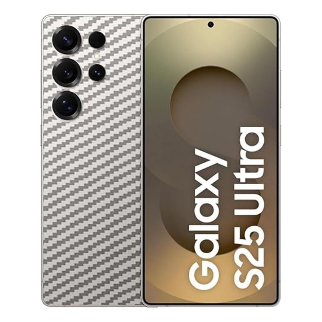Samsung S25 Ultra Carbon Back Clear Skin Sticker