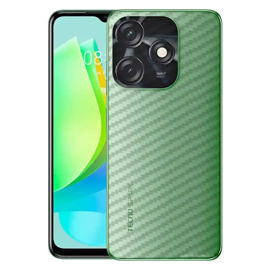 Tecno Spark 20 Carbon Back Clear Skin Sticker