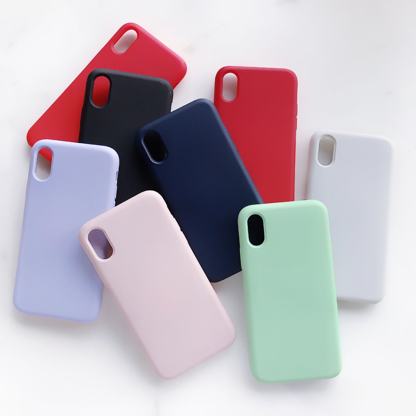 Slim Rubber fit Magic back cover for apple iPhone X