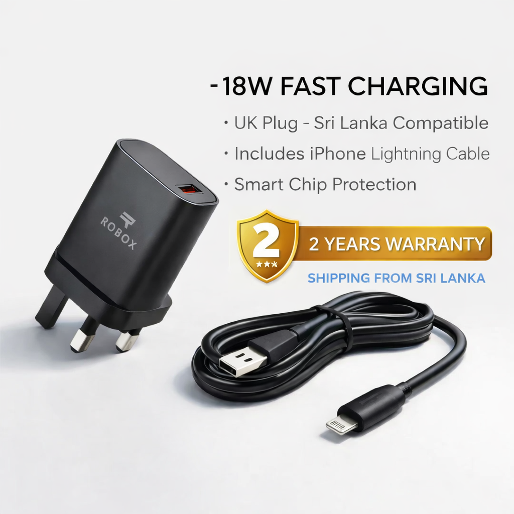 Robox 18W Charger with Lightning Cable