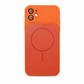 iPhone 12 Orange Back Case - Slim Fit Protective Silicone Phone Cover