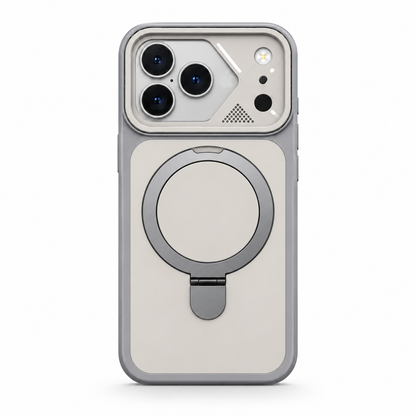 iPhone 17 Pro Luxury MagSafe Magnetic Clear Case with Camera Lens Protection – Premium Shockproof Back Cover