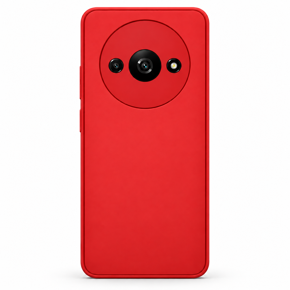 Redmi A3 Matte Soft Silicone TPU Case – Slim Shockproof Protective Back Cover with Camera Protection