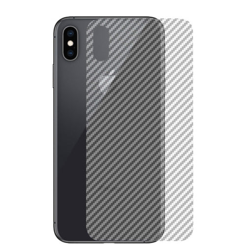 iPhone X carbon Back Clear Skin Sticker