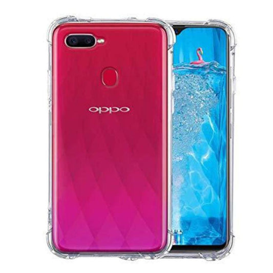 AntiShock Clear Back Cover Soft Silicone TPU Bumper case for OPPO F9