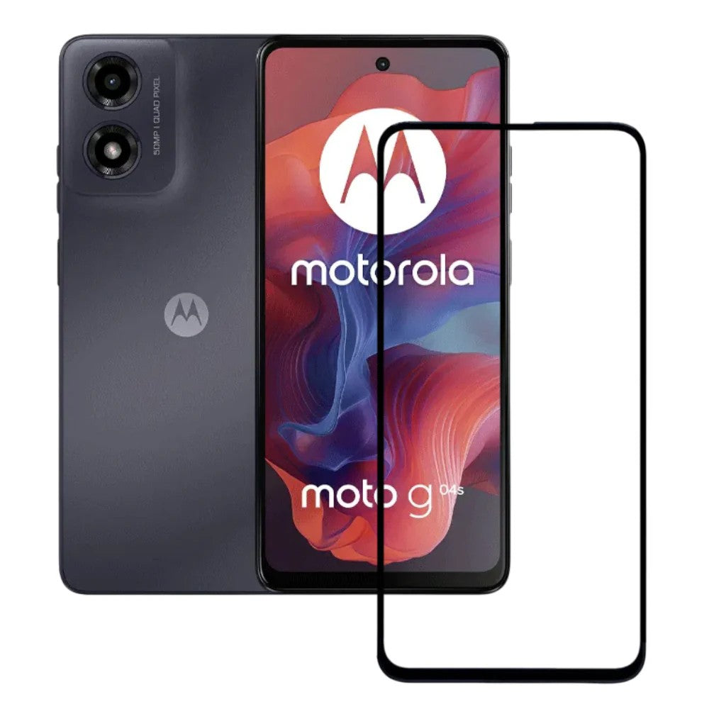 Motorola Moto G04 Screen Protector Full HD Tempered Glass with installation Kit