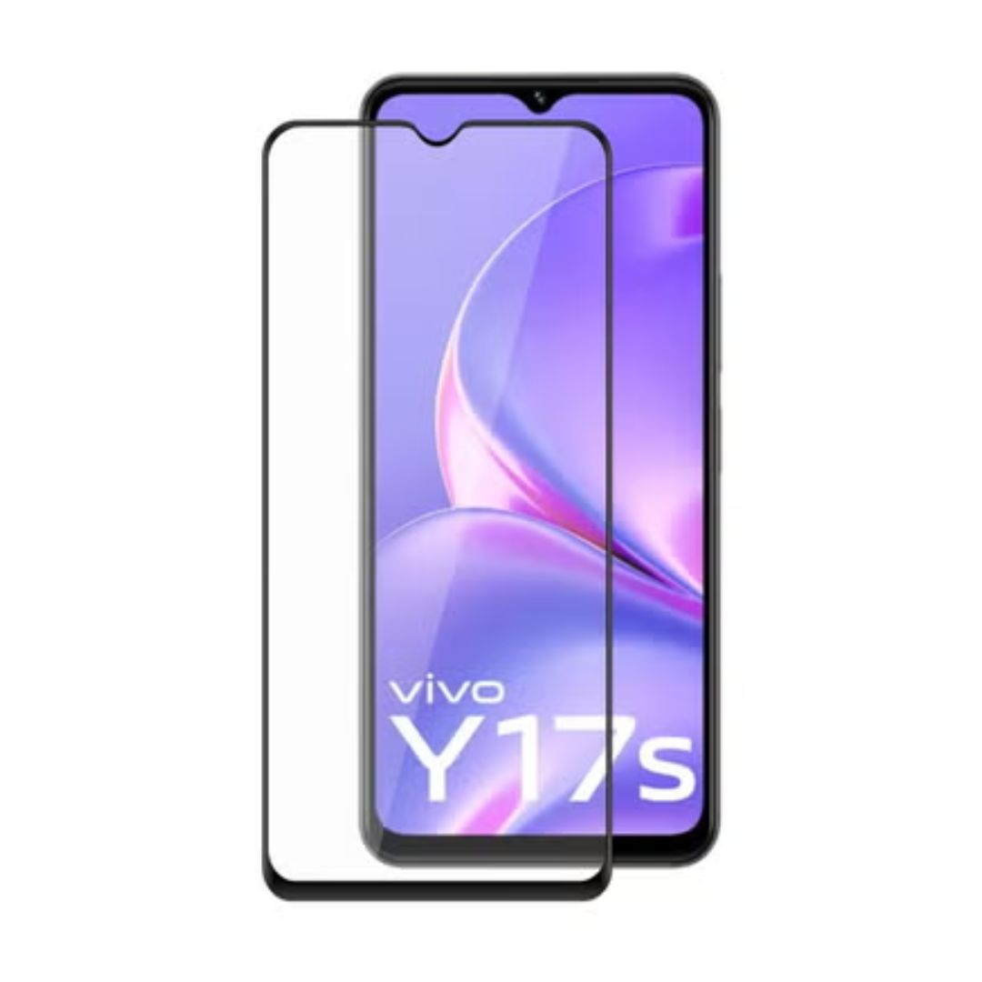Vivo Y17s Screen Protector Full HD Tempered Glass with installation Kit