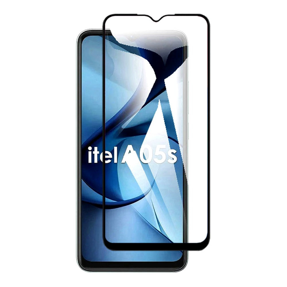 itel A05s Screen Protector Full HD Tempered Glass with installation Kit
