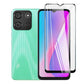 itel A60 Screen Protector Full HD Tempered Glass with installation Kit