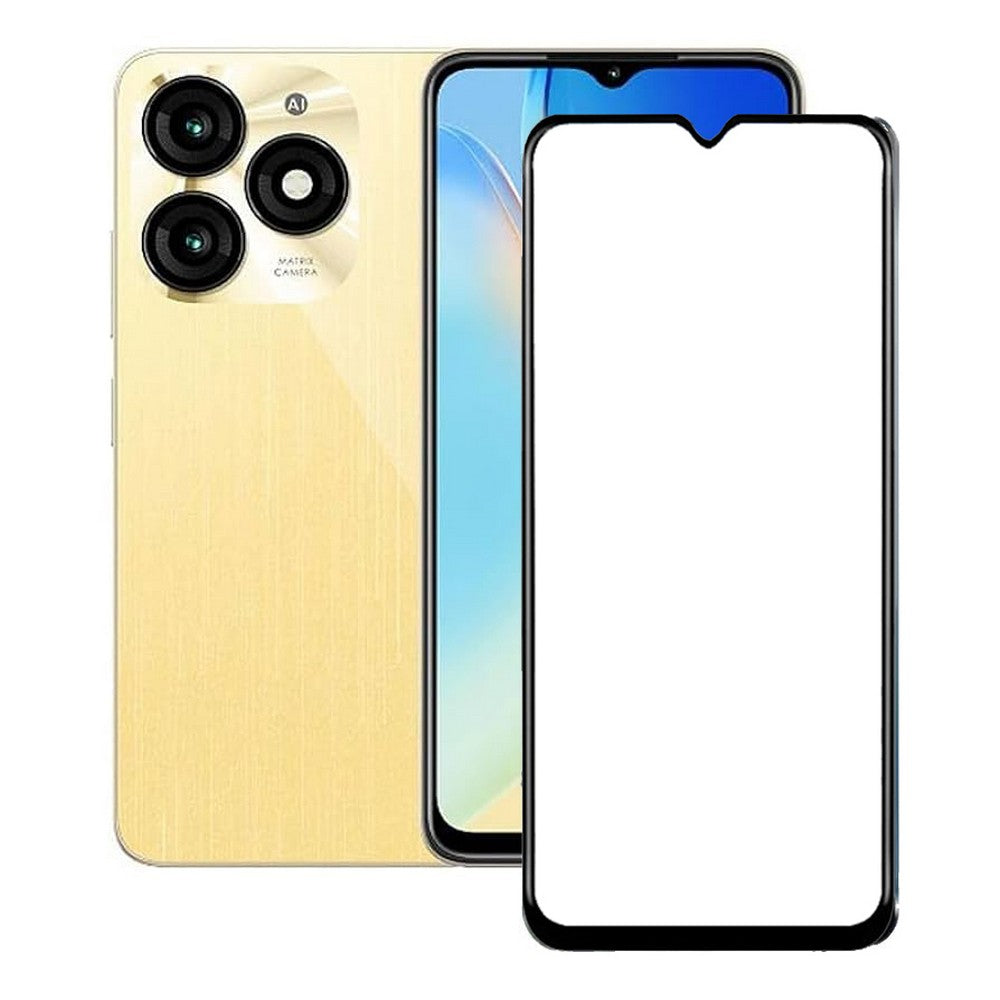 itel A70 Screen Protector Full HD Tempered Glass with installation Kit