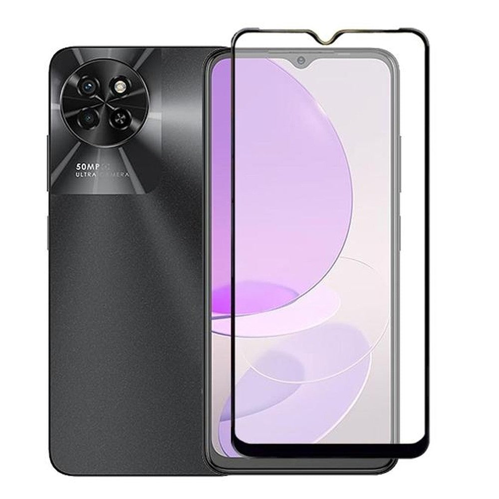 itel S23 Screen Protector Full HD Tempered Glass with installation Kit