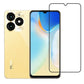 itel A50C Screen Protector Full HD Tempered Glass with installation Kit
