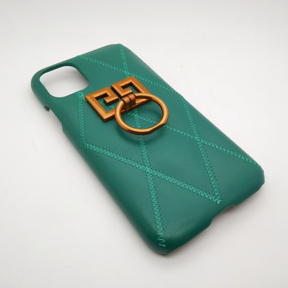 Luxury shock proof Ring Holder Back cover Case for iPhone 11 Green