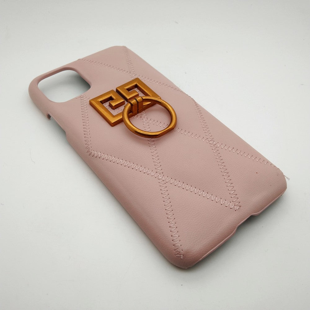 Luxury shock proof Ring Holder Back cover Case for iPhone 11 Pro Max Pink