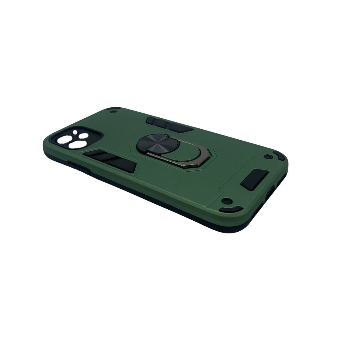 iPhone 11 Hard PC Case with ring holder Shockproof Slim back Cover
