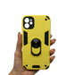 iPhone 11 Hard PC Case with ring holder Shockproof Slim back Cover