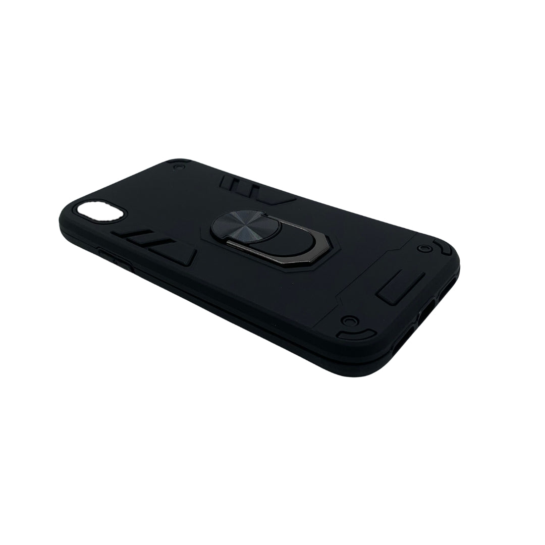 iPhone XR Hard PC Case with ring holder Shockproof Slim back Cover