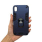 iPhone XR Hard PC Case with ring holder Shockproof Slim back Cover