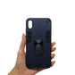 iPhone Xs Max Hard PC Case with ring holder Shockproof Slim back Cover