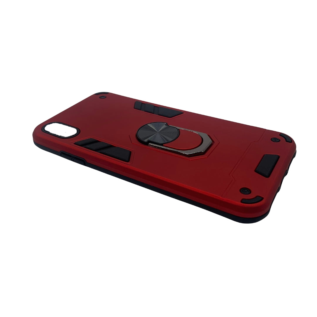 iPhone Xs Max Hard PC Case with ring holder Shockproof Slim back Cover
