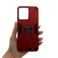 Redmi 12 4G Hard PC Case with ring holder Shockproof Slim back Cover