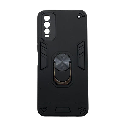 Vivo Y12s Hard PC Case with Ring holder Shockproof armour back Cover